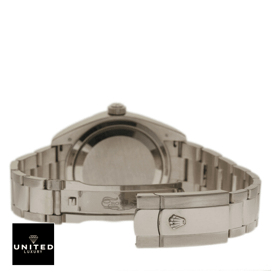 Rolex Sky-Dweller 326939 Oyster Inspired Open Fold Clasp on the Rolex logo