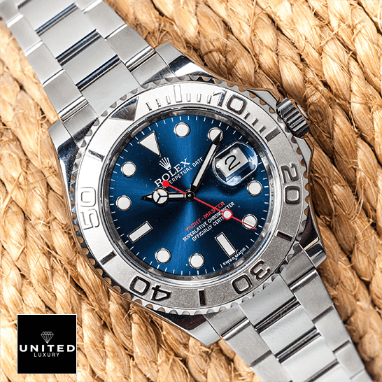 Rolex Yacht Master 116622 Blue Dial Platinum Inspired on the rope