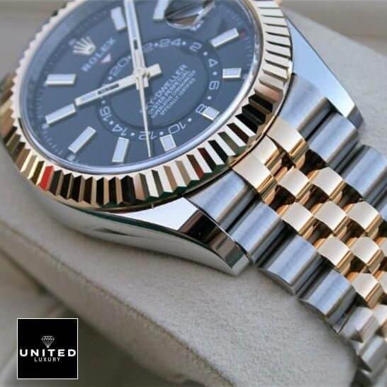 Rolex Sky-Dweller Jubilee Steel&Gold Bracelet Inspired