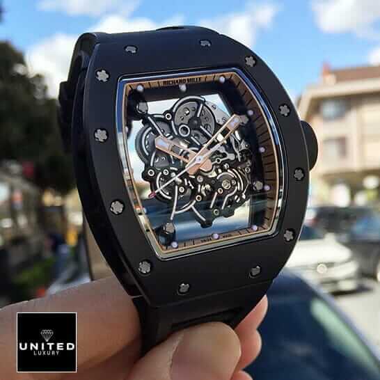 Richard Mille RM055 Bubba Watson Inspired on the hand city background