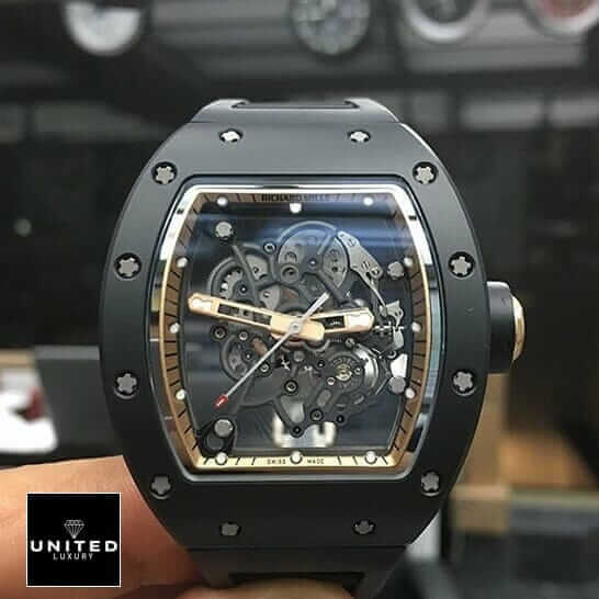 Richard Mille RM055 Bubba Watson Inspired black background