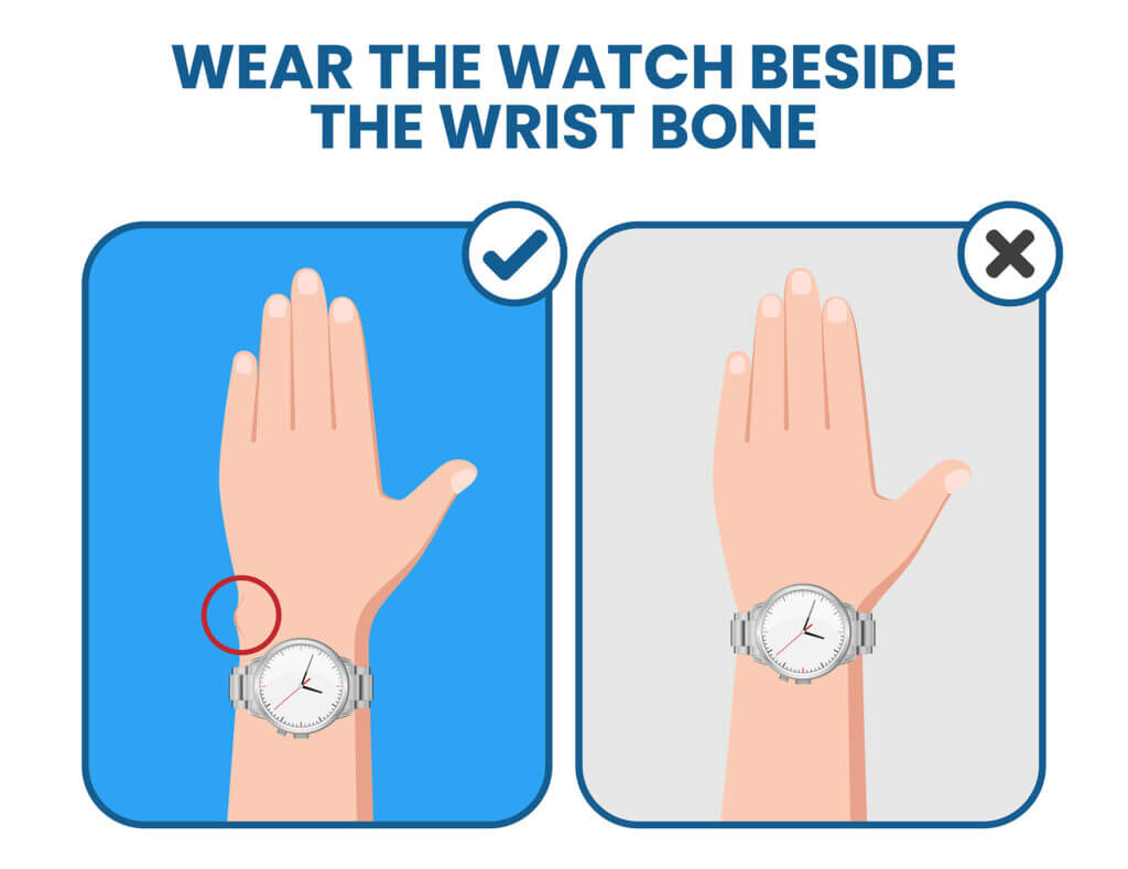 wear the right size of watch for your wrist