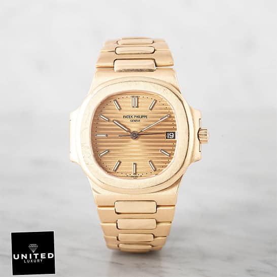 Patek Philippe Nautillus Vintage Gold Inspired Yellow Gold Dial